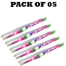 Forgica Professional Stainless Steel Paper Coated Tweezers