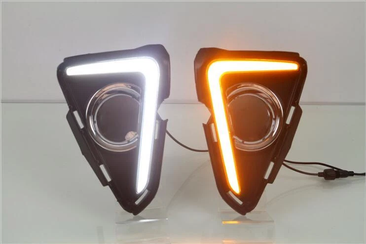 For Toyota RAV4 2016 2017 2018 Front Bumper Side LED DRLs Daytime Running Light - Image 4 of 4