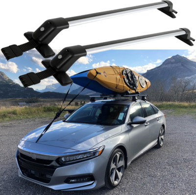 Roof Rack Crossbars Luggage Kayak Cargo Carrier w/Lock For Honda Accord Sedan 
