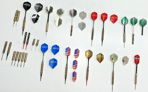 Vintage Dart Lot Halex Arachnid Bottelsen Unicorn – 1980s/90s – 27 Flights+ More