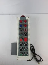 Allen Bradley Push Button PushButton Control Station Enclosure w/ Buttons