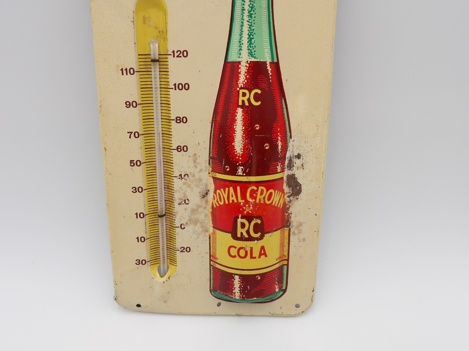 Vintage Drink Royal Crown Cola Thermometer Vintage Thermometer Soda Pop