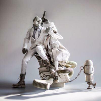 その他 ThreeA 1/6 EXILES AND DEVILS Ashley Wood ThreeA 3A Toy 1/6th Exiles and Devils Ascened Set Bambaland