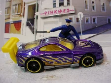 2014 POLICE PURSUIT Exclusive POWER PRO Super Tsunami☆Purple☆LOOSE☆Hot Wheels