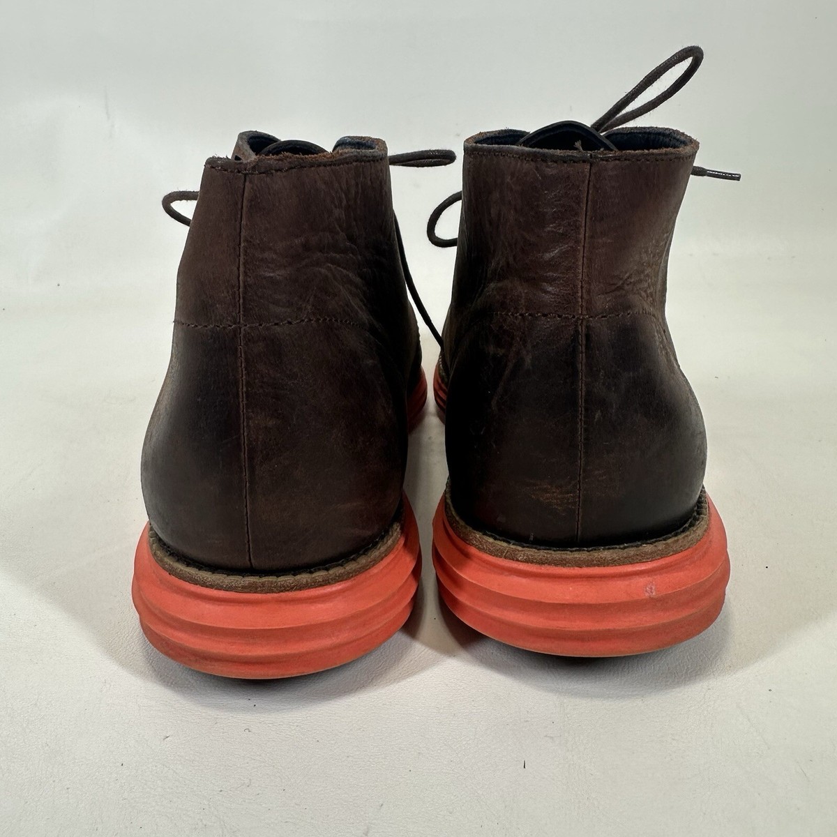 Cole Haan Mens 13 C11187 LunarGrand Brown Suede Leather Orang Chukka Boots Ankle Cole Haan Lunargrand C13625 Size 9 M Brown Leather Chukka  main image 2