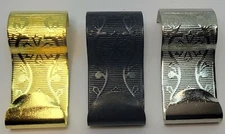 Stamped BRASS pressed pattern picture molding hooks rail hanger picture art new