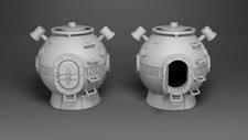 VOYAGE TO THE BOTTOM OF THE SEA 4 ITEM SET DIVING BELL MINI SUB MISSILE 3D PRINT