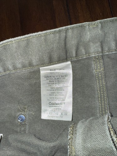 Carhartt Double Knee B136 MOS Carpenter Pants - Size 42x32 Dungaree Fit - Picture 2 of 4