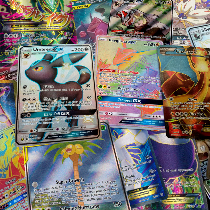 Pokemon TCG Assorted Cards - EX/GX/V/VMAX/VSTAR/CHARIZARD - MINT CARDS!