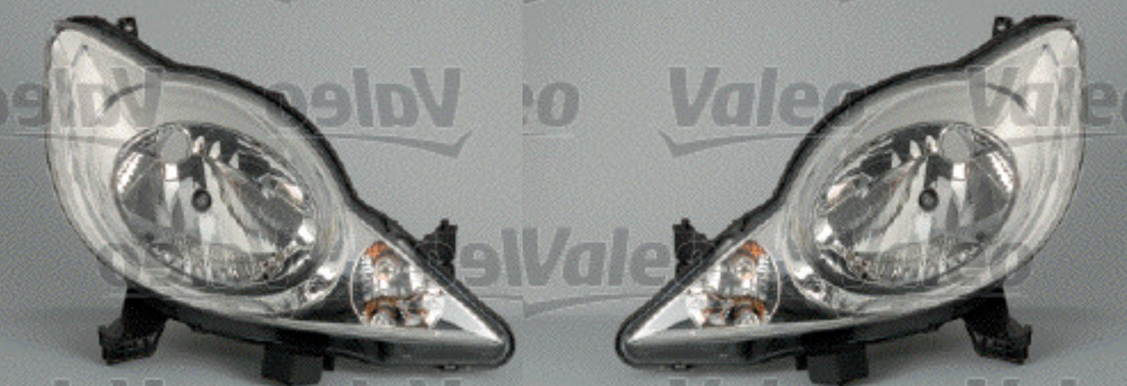 Phare avant Peugeot 107 avec moteur électrique pour remplacer vos optiques ternis ou cassés