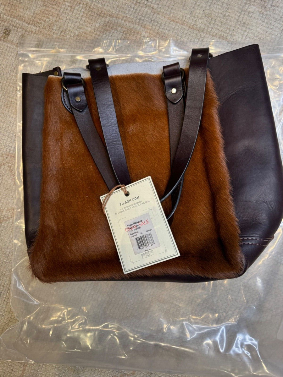 Filson Workshop Ranch Tote 20085335 - RARE - Cowhide Bridle
