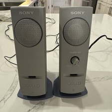 Sony Vaio PCVA-SP1 Computer Speaker System. With AC adapter.
