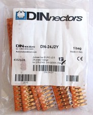 Bag of 13 – DINnectors Brand DN-24J2Y Terminal Block Jumper Bar * New