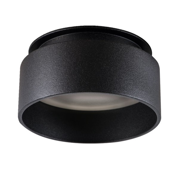 Sudara Design Einbauleuchte Led Flach 5W Warmweiß 230V Deckenspot Schwarz Rund-image