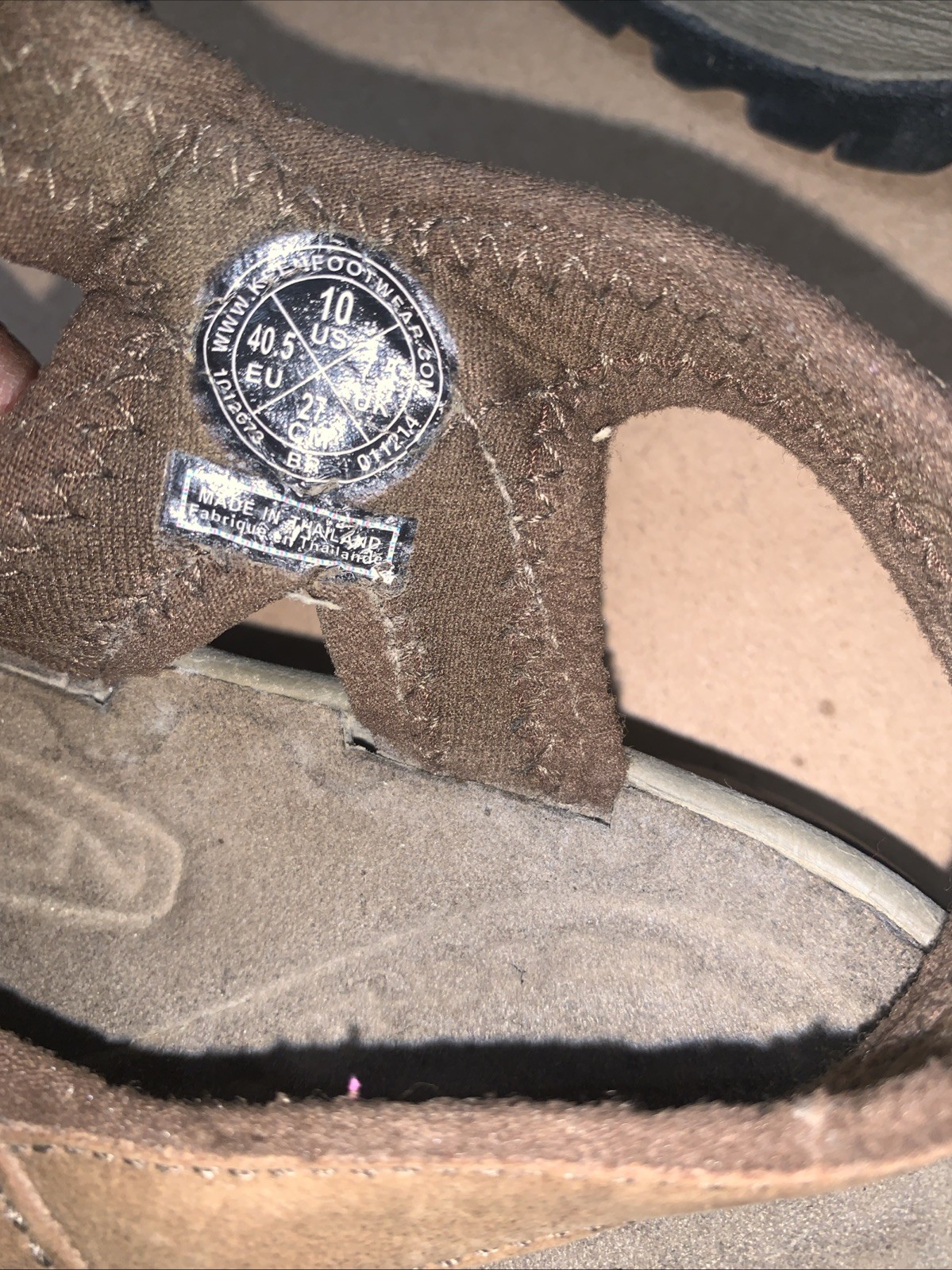 Keen Cinturino Donna Marrone Caviglia Sport Escursionismo Regolabile Taglia 10