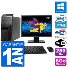PC Tour Lenovo M83 Ecran 19" Intel G3220 RAM 8Go Disque 250Go Windows 10 Wifi