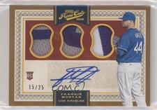 2016 Panini Prime Cuts Base IX Holo Gold 15/25 Frankie Montas #242 Auto im4