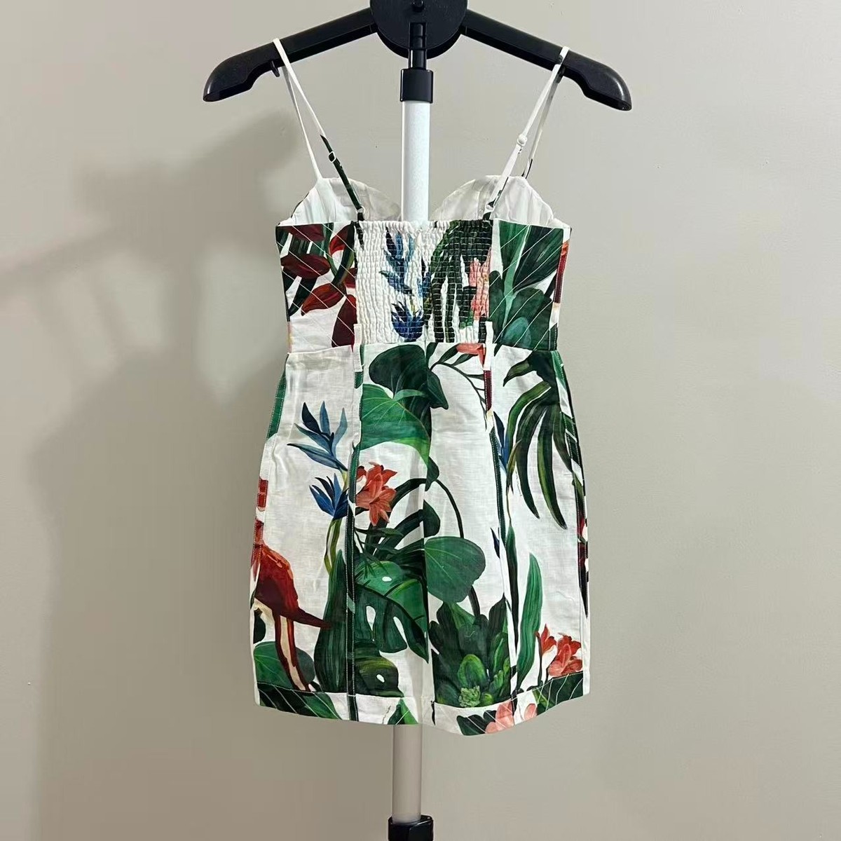 chinese dress ladies Mixed Waves Sleeveless Knit Mini Dress – FARM Rio main image 0