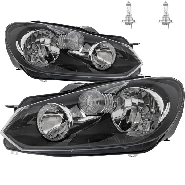 Scheinwerfer Set FüR VW Golf VI Bj. 11/08->> Inkl. Motor H7+H15 Lampen 1354815-image