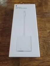 Apple Lightning to USB 3 Camera Adapter A1619 Mk0w2am/A L