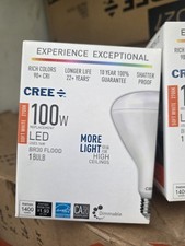 Cree Led 100w Br30 Flood Dimmable Shatter Proof Soft White 2700k 1400lm 1 Bulb