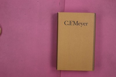 284478 Conrad Ferdinand Meyer GEDICHTE Winkler Verlag HC
