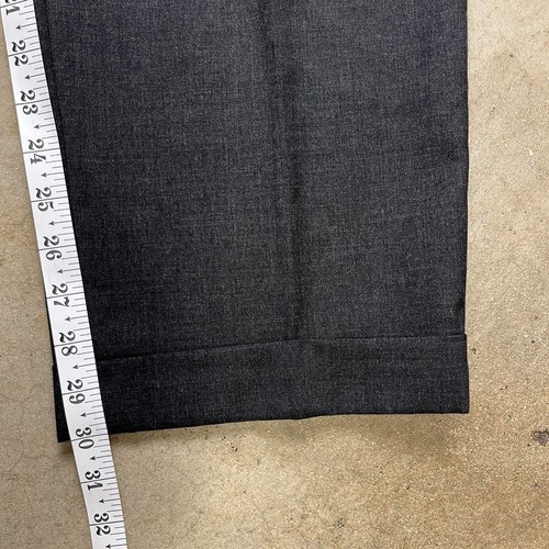 Vintage Brooks Brothers Wool Pleated trousers Size 32x30 grey, $48 - Photo 4