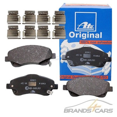 ATE BREMSBELÄGE BREMSKLÖTZE +ZUBEHÖR SATZ VORNE FÜR TOYOTA AVENSIS T25 COROLLA 