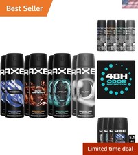 Luxurious Body Spray for Men - Aluminum-Free 8-Pack with 4 Unique Scents