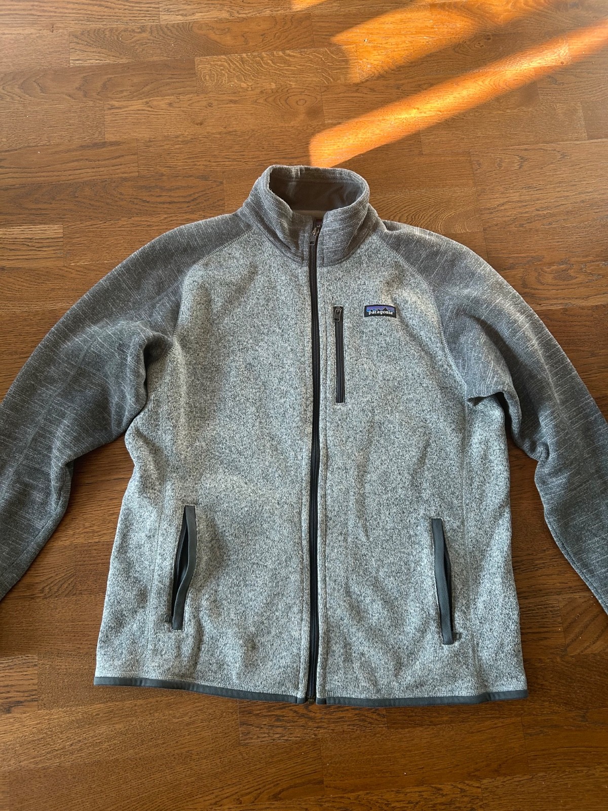 Patagonia Men's Large Stonewash Heather Gray Better Sweater Fleece Jacket
