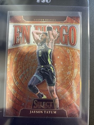 2024-25 Panini Select - En Fuego Jayson Tatum #6