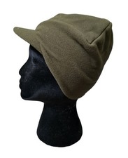 Bula Beanie Adult Green Winter Hat Fleece Cap w bill Size Small Polartec Ski