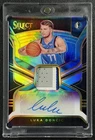 LUKA DONCIC 2018-19 PANINI SELECT #RJA-LDC ROOKIE PATCH AUTO TIE-DYE RC 03/25
