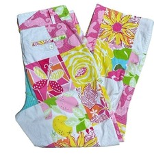 Lilly Pulitzer vintage patchwork capri pants 2