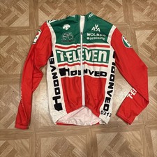 Original Descente Long Sleeve Team 7-11 Eddy Merckx Cycling Jersey medium 