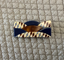 Vintage Lea Stein Art Deco Style Brooch - French Designer - Paris.