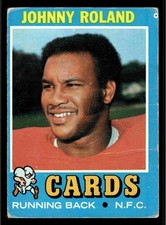 1971 Topps #123 Johnny Roland - St. Louis Cardinals (Low Grade)