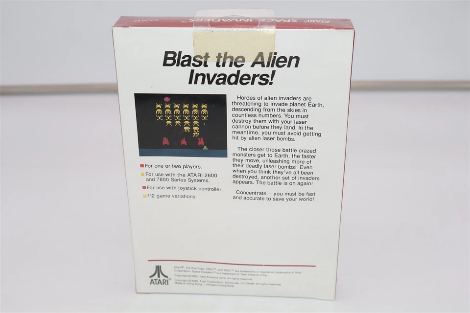 - Atari 2600 - 1988 - SPACE INVADERS - FACTORY SEALED -  - Image 3 of 4