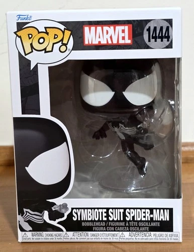 Funko Pop! Marvel - Symbiote Suit Spider-Man #1444 (With Protector)