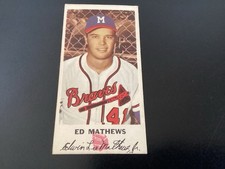 1954 Johnston Cookies #41 Ed Mathews EX