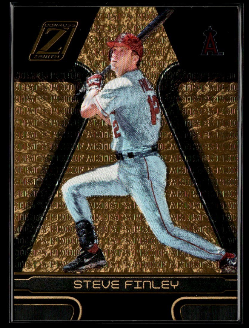 2005 Donruss Zenith #178 Steve Finley Artist's Proofs Gold #/50 KE