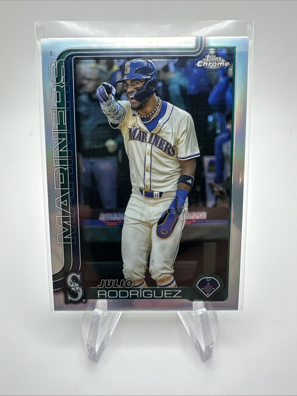 2025 Topps Chrome JULIO RODRIGUEZ #261 Image Variation SP Seattle Mariners