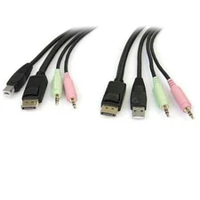 6' 4-in-1 KVM Switch Cable