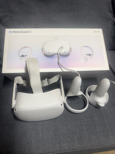 Meta Quest 2 128GB White Standalone VR Headset with Controllers