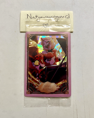 NEW 2025 Hazbin Hotel TCG Promo Card 10 SING ALONG Cracked Ice