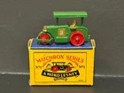 Matchbox Lesney #1A-1 - 1953 Diesel Road Roller - Dark Green w/Original B Box