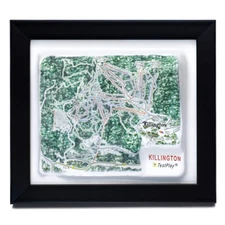 Killington Ski Resort 3D Raised Relief Map