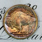 * 1915-P * SOLID+ GEM BU MS BUFFALO NICKEL * FROM ORIGINAL COLLECTION