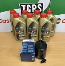 FOR JAGUAR XKR 4.2 V8 BOSCH SERVICE KIT BOSCH OIL FILTER AND 7L CASTROL 5W30