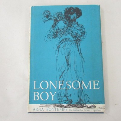 Lonesome Boy Arna Bontemps Feliks Topolski Illustrated 1955 Third Printing HC VG